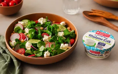 Recette salade composée fromage fouetté madame loik paysan breton