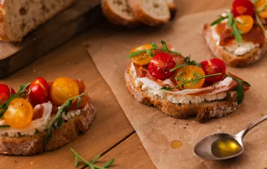 bruschetta fromage fouetté chèvre madame loik
