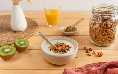 Granola fait-maison lait ribot paysan breton