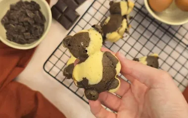 Gâteau ourson marbrés 