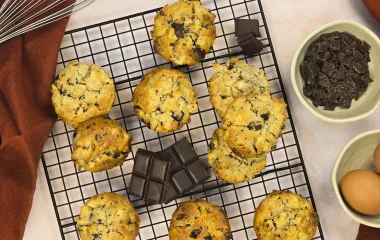 Muffins pomme et chocolat