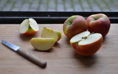 Pomme coupée