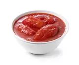 Purée de tomate confite