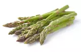 Gekookte groene asperge