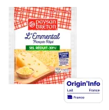 L'Emmental râpé sel réduit de 30 % Paysan Breton