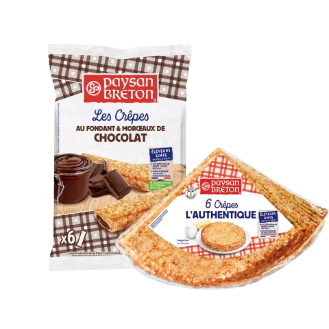 Nos crêpes bretonnes