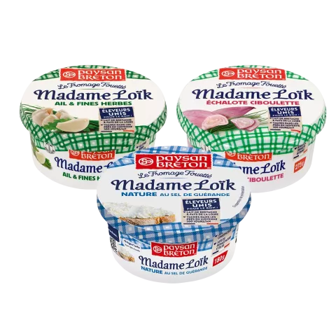 Nos fromages fouettés Madame Loïk