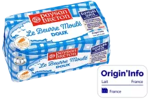 Le Beurre Doux Moulé Paysan Breton