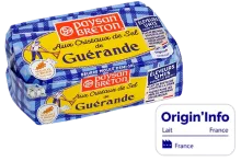 Le Beurre Moulé Aux Cristaux de Sel de Guérande Paysan Breton