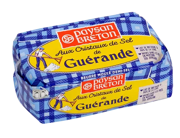 Moulded Butter with Guérande Salt Crystals