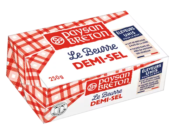 beurre plaquette demi-sel paysan breton