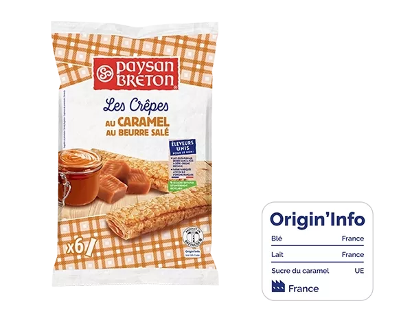 Crêpes Fourrées Au Caramel au Beurre Salé Paysan Breton