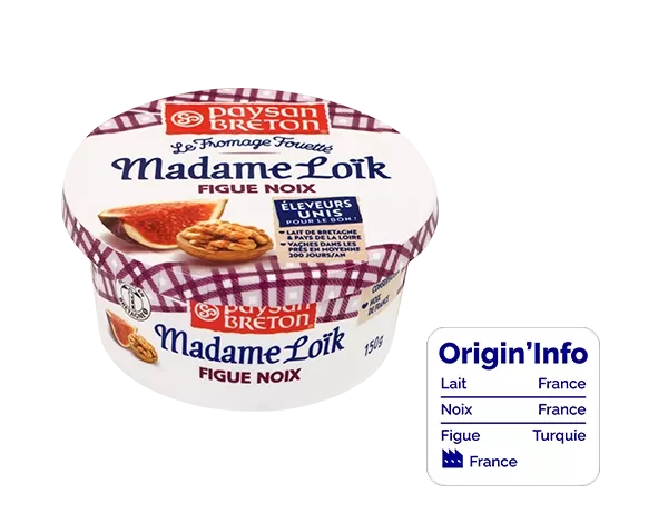 Le Fromage Fouetté Figue Noix Paysan Breton