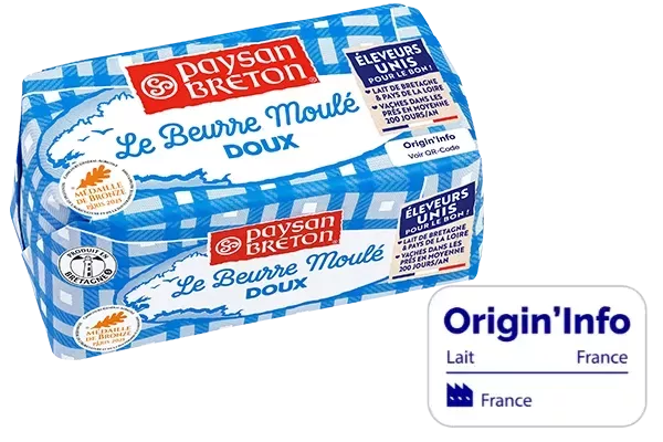 Gevormde ongezouten boter