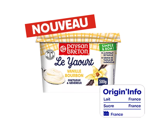 yaourt vanille paysan breton