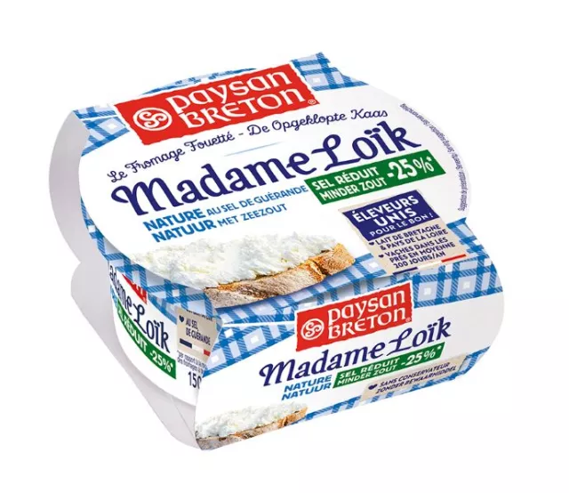 Opgeklopte kaas natuur met -25 zout*