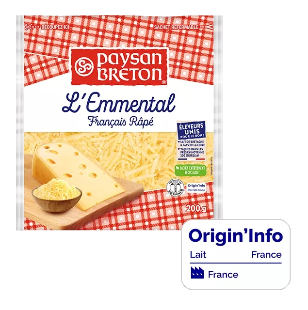 L'Emmental Râpé Paysan Breton