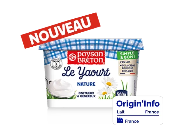 yaourt nature Paysan Breton