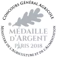 Médaille d'Argent 2018 concours général agricole