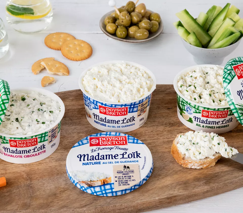 nos fromage fouettés paysan breton