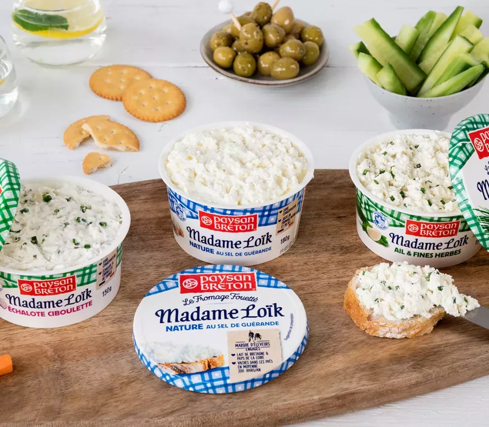 Our Madame Loïk whipped cheeses