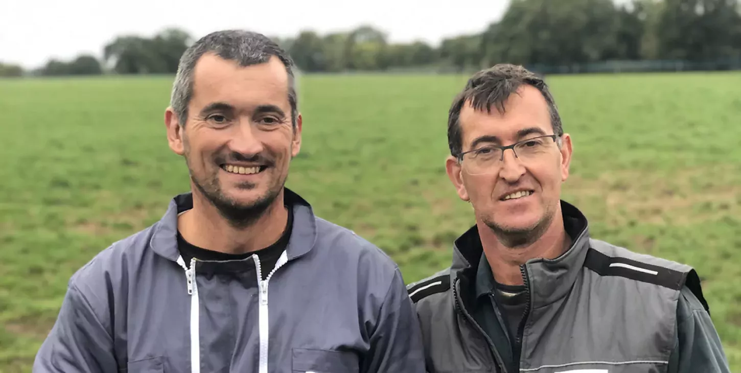 Vincent and Christophe: two brothers, farmers and partners