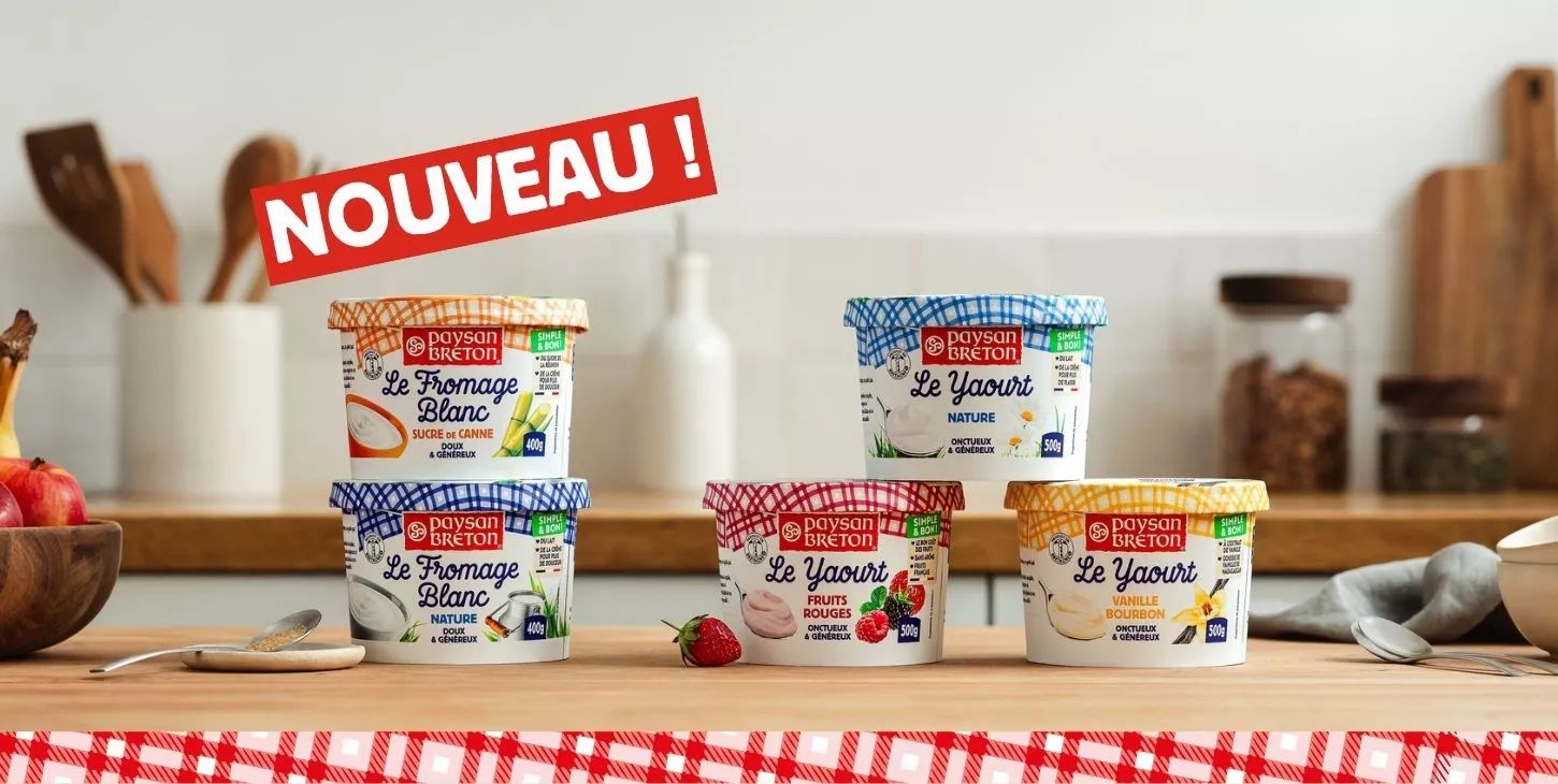 yaourts et fromages blancs Paysan Breton