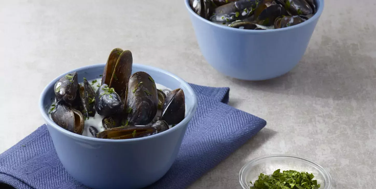 Moules à la crème