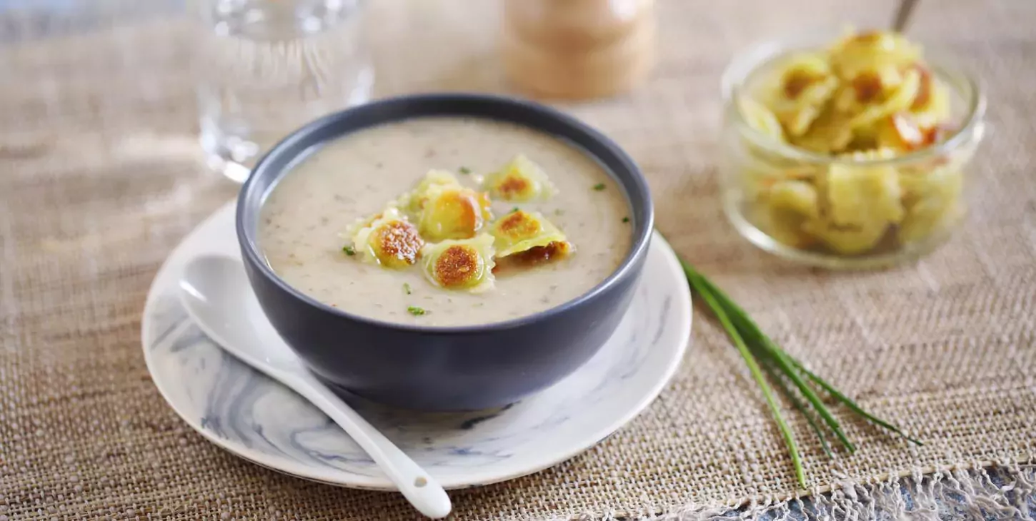 Velouté soupe potage panais lentilles fromage à tartiner madame loïk Paysan Breton