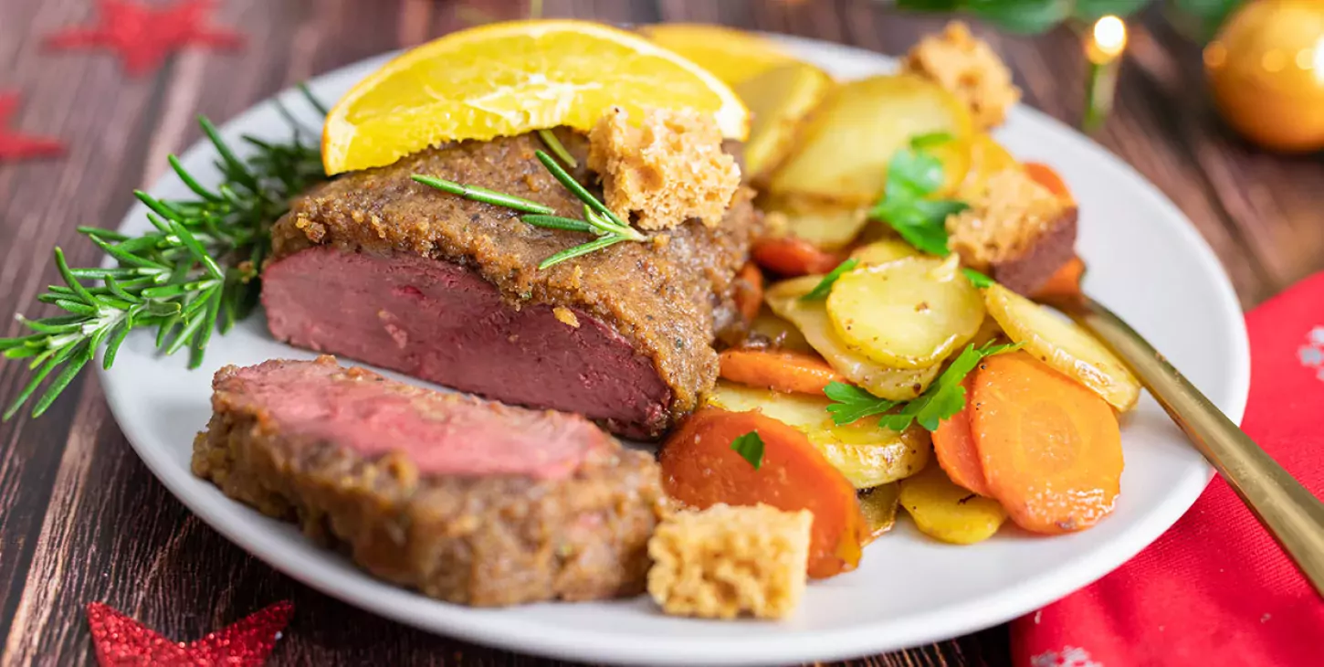 Recette de Noël Magret de canard en croûte d’épices