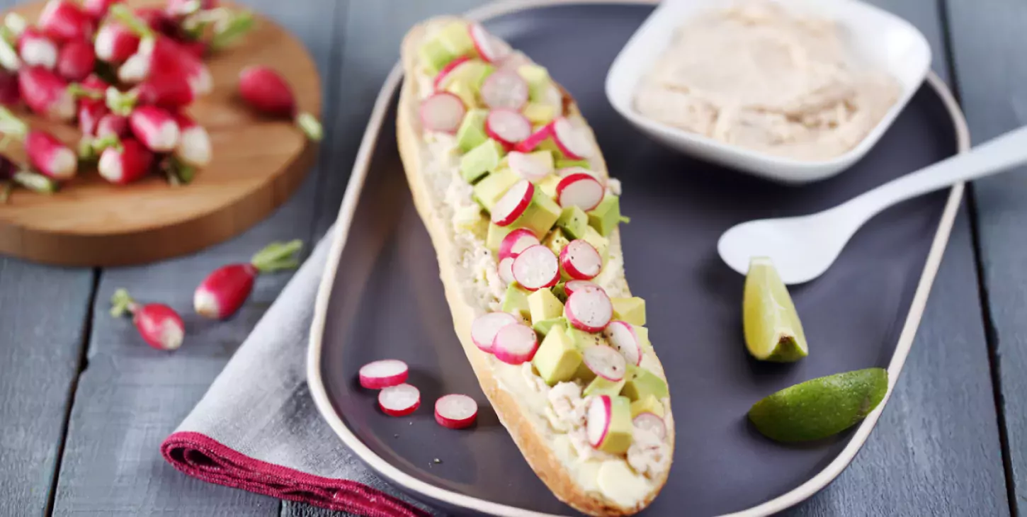 Tartines aux rillettes de cabillaud