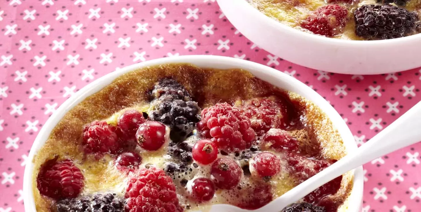 Gratin de fruits rouges