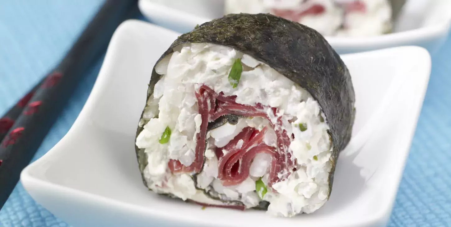 Maki au bœuf séché