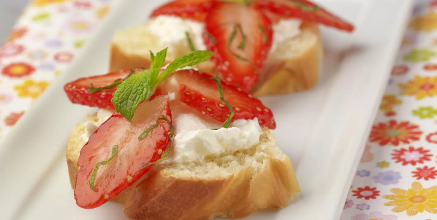 Bouchées de Madame Loïk et fraises mentholées