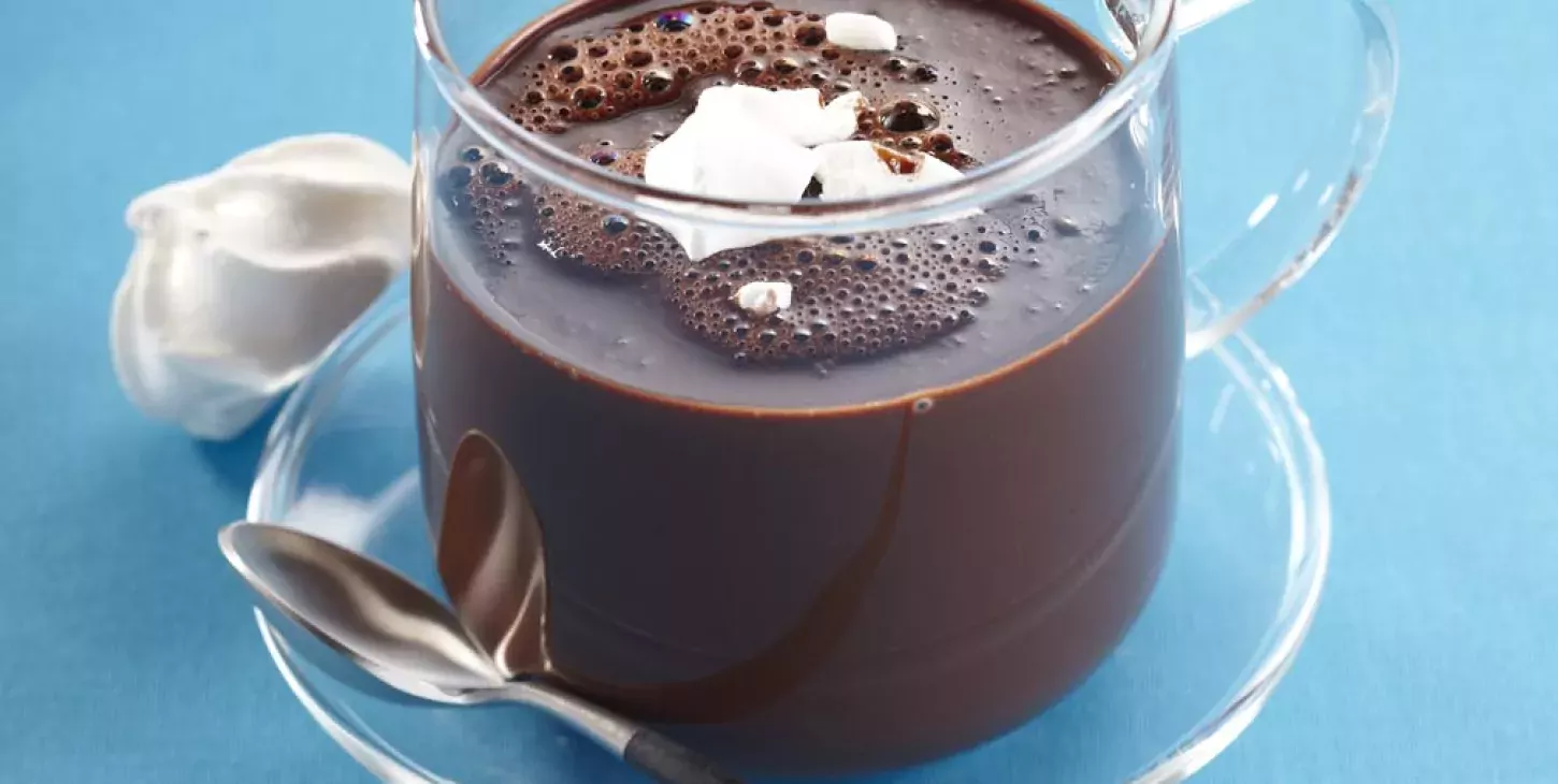 Chocolat chaud à la vanille