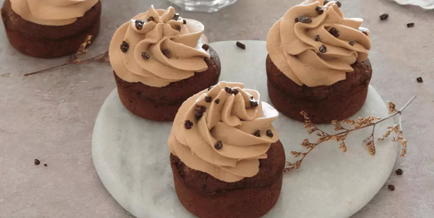 Cupcakes chocolat et café au Lait Ribot