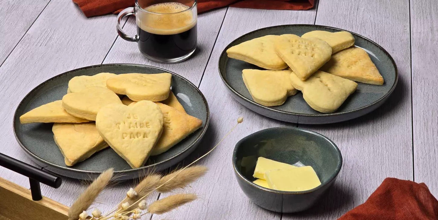 recette sablés beurre moulé demi-sel paysan breton