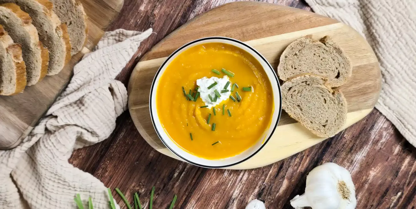 velouté d’automne potimarron et carotte