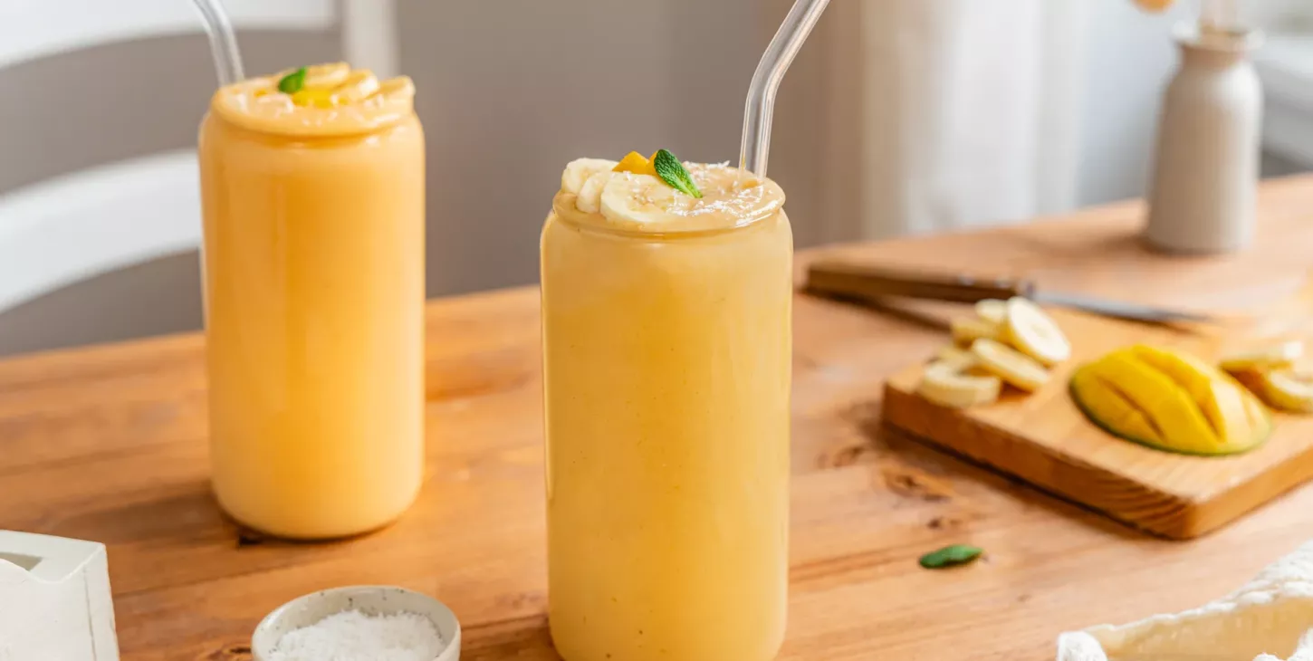 smoothie mangue coco lait ribot paysan breton