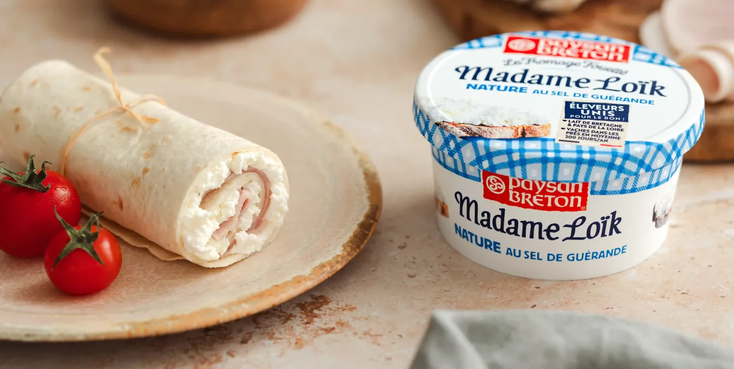 Wraps jambon et Madame Loïk