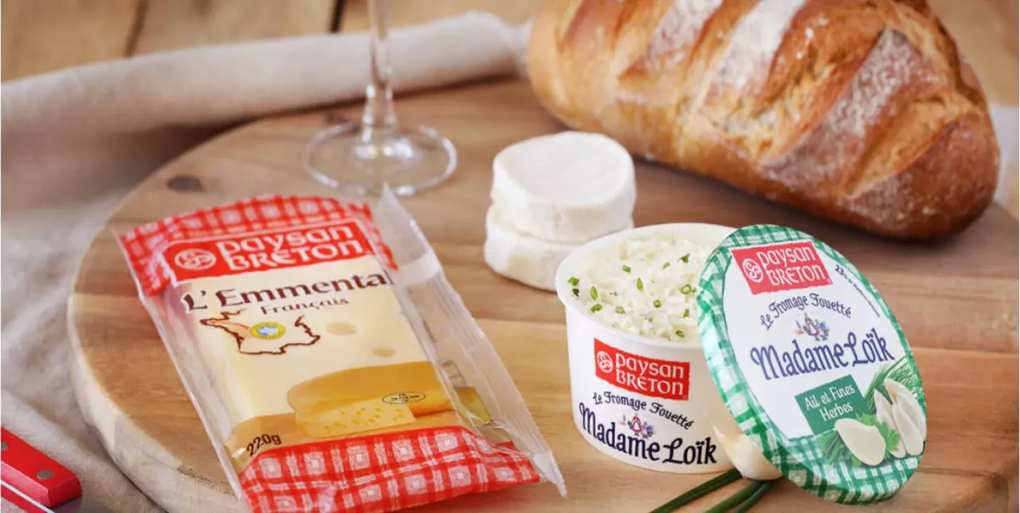 Comment composer un plateau de fromages avec le Fromage Fouetté Madame Loïk Ail et Fines Herbes ?